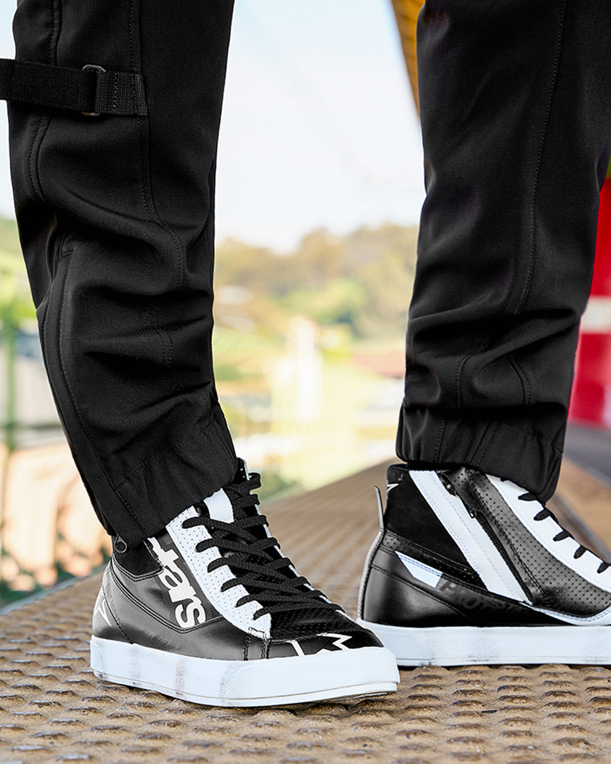 Urban Contemporary Motorcycle Footwear