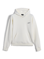 Alpinestars Essentials Ageless Hoodie, casual streetwear, off-white with small black Astar logo on the chest, kangaroo pocket, long sleeves, minimalist motorsport-inspired design
