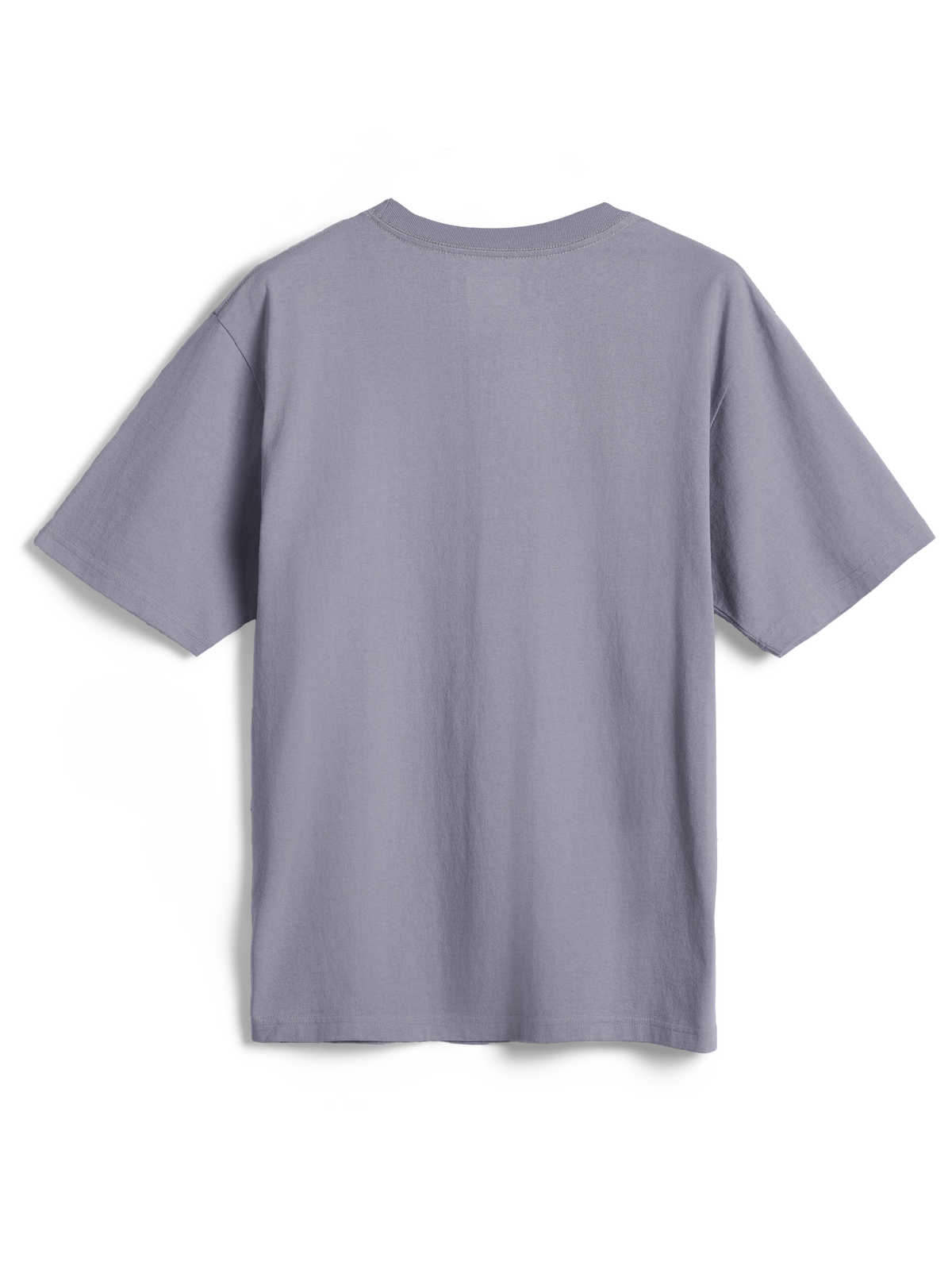 Alpinestars Essentials Ageless SS Tee, Short Sleeve T-Shirt, Silver, back view, plain design, relaxed fit, organic cotton casual streetwear