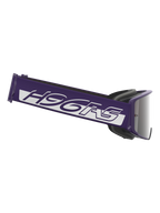 Alpinestars Limited Edition HUNTA96 XXV Supertech Vision Goggles, Motocross Goggles, Purple and White with Silver Mirror Lens, featuring a wide purple strap with white H96RS branding and GT3-inspired design