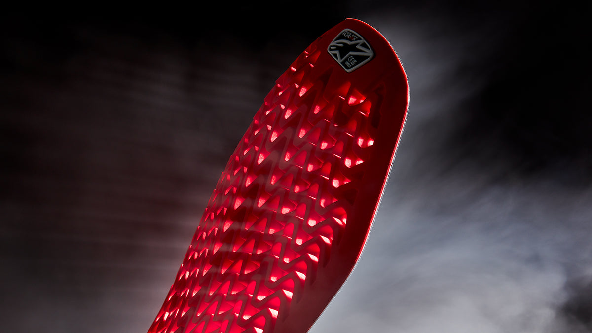 Alpinestars Nucleon Plasma Protector Insert, Red Honeycomb MTB Armor, Breathable CE Certified Protection for Mountain Biking.